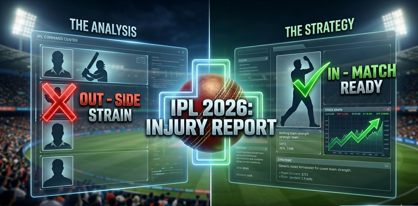 IPL 2026 Injury Tracker: Who's In, Who's Out & Team Strategy