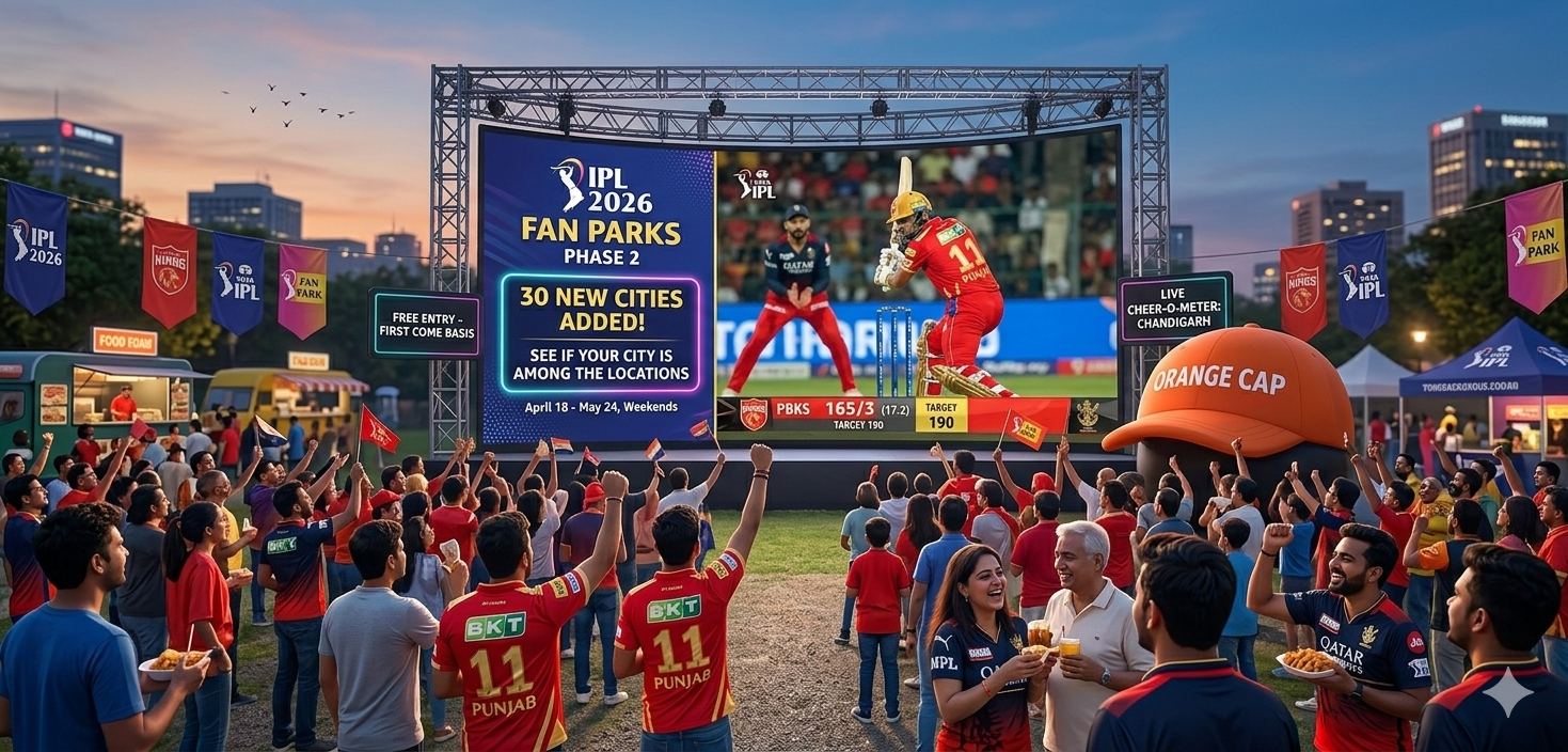 IPL Fan Parks Phase 2: 30 New Cities Added for the 2026 Season